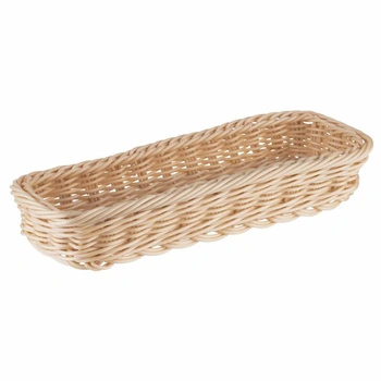 Košík na príbor ECONOMIC, svetlobéžový, 27x10x5 cm | APS 40131