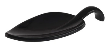 Miseczka predjedlová LEAF, melamín, čierna, 10x4.5x1 cm | APS 83888