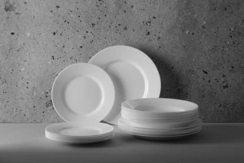 Súprava tanierov Opal, 18 ks | HENDI 795224