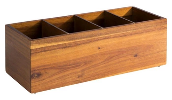 Drevená debnička Woody 36x14x12,5 cm | APS 11649