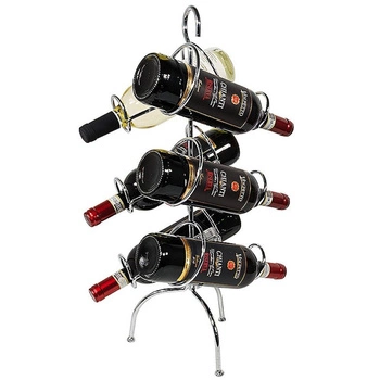 Stojan na 6 fliaš vína s výškou 57 cm | CONTACTO 2388/006