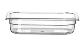 Nádoba COOL transparentná, GN 1/4, 6,5 cm zo SAN | HENDI 882238