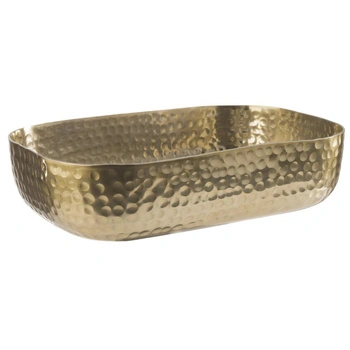 Misa CRAFT z hliníka, 23x15.5x6 cm, 1.4 l, zlatá farba | APS 40693