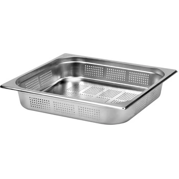 Nádoba GN 2/3 hl. 6,5 cm z nehrdzavejúcej ocele perforovaná | YATO YG-00360