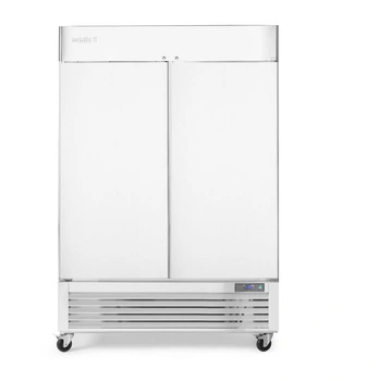 Chladnička Kitchen Line, nerezová oceľ, 2 dvere, 1300 l, statický chladiaci systém | HENDI 232736