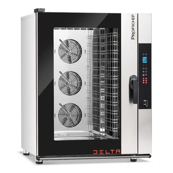 Elektrická konvektomatická pec Delta 12 GN 1/1, elektronické ovládanie, 15,8 kW, 400 V | PROFICHEF PCD311012