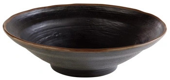 Miska MARONE, melamín, čierno - hnedá, 30.5x8.5 cm, 2 l | APS 84174