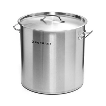 Vysoký hrniec z nehrdzavejúcej ocele s pokrievkou, 6,3 l, priemer 20 cm | FORGAST FG02221A