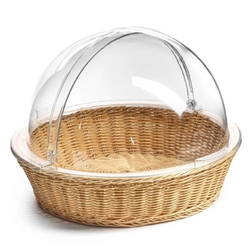 Okrúhly košík na chlieb s vekom FORGAST FG03239