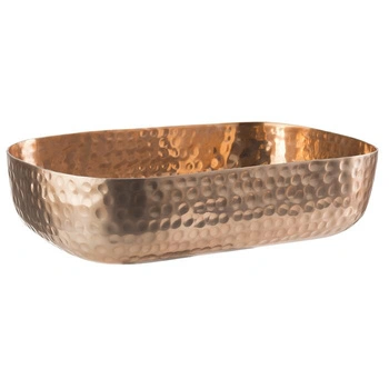 Miska CRAFT z hliníka, 23x15.5x6 cm, 1.4 l, medená farba | APS 40694