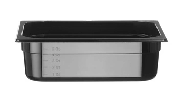 GN 1/2 hrniec 10 cm hlboký z čierneho polykarbonátu | HENDI 862421