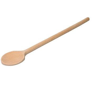 Drevená okrúhla lyžica na teflónové panvice, dĺžka 36 cm | CONTACTO 833/036