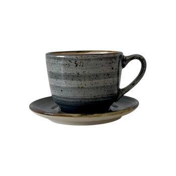 Šálka Bel 280 ml Still Rustic sivá | KERA CERAMIKA 2.3.4/F/R.SZ