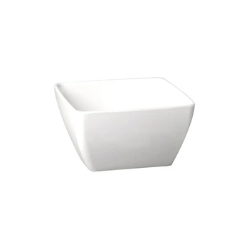 Miska FRIENDLY z PET, biela, 19x19x9 cm, 1,5 l | APS 79004