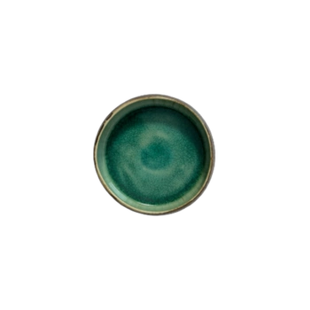 Tanier plytký s okrajom Keczi jantár 14 cm | KERA CERAMIKA 17.2.JANTÁR