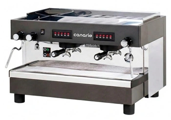 2-pákový pákový kávovar, čierny, 10,5 l, 4,5 kW, 230 V | CANARIO CAFE CC035