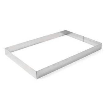 Obdĺžnikový okraj na pečivo a cukrovinky 38,5x28,5 cm | HENDI 512432