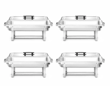 Ohrevná miska na pastu - sada 4 ks, GN 1/1, 575x352x(H)296mm | HENDI 238837