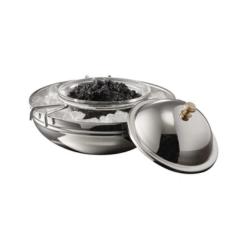 Súprava na chladenie kaviáru, s miskou s priemerom 10 cm | APS 1699