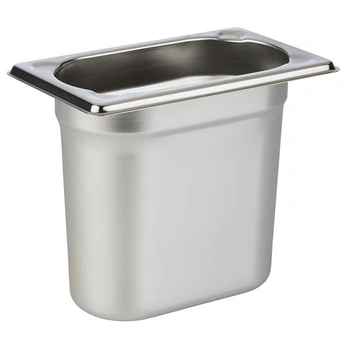 Nádoba GN 1/9 hĺbka 15 cm z nehrdzavejúcej ocele | APS 81506