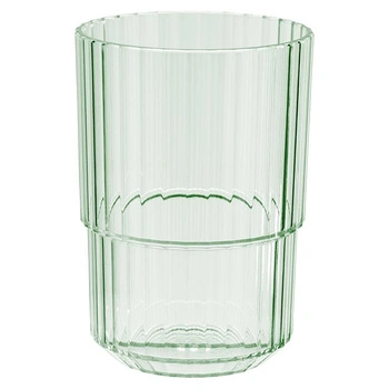Pohár z tritánu LINEA, zelená farba 400 ml, 8.5x12 cm, sada 48 kusov | APS 10573