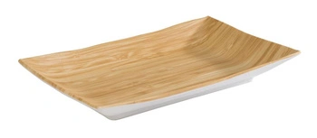 Prezentacný podnos BAMBOO, z melamínu, 21x13x3 cm | APS 84806