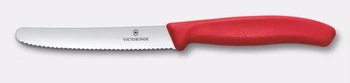 Nôž na paradajky Swiss Classic, zúbkovaná čepeľ, červený, čepeľ 11 cm | VICTORINOX 6.7831.C1