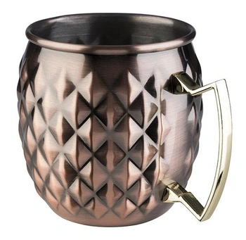 Hrnček na MOSCOW MULE, farba starožitná meď, priemer 9,5 cm, 500 ml | APS 93331