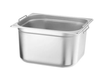 GN 2/3 hrniec, 20 cm hlboký oceľový s rukoväťami HENDI 817254