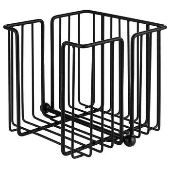 Držiak na servítky URBAN, čierny, 19x19x18 cm | APS 11771