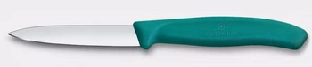 Nôž na zeleninu a ovocie Swiss Classic, hladká čepeľ 8 cm, zelený | VICTORINOX 6.7604.C1
