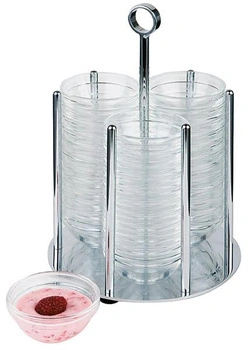 Bufetový stojan dávkovač misiek, 14x14x20.5 cm | APS 11980