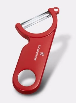 Škrabka na zemiaky s hrotom na odstraňovanie očiek, červená | VICTORINOX 7.6073