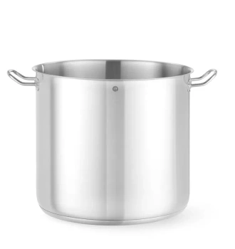 Vysoký hrniec z nehrdzavejúcej ocele bez pokrievky, Kitchen Line, 32 l, priemer 36 cm, výška 32 cm | HENDI 837115