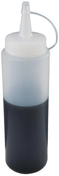 Dávkovač na studené omáčky so zátkou, priehľadný, 200 ml | APS 93154
