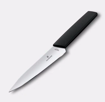 Kuchársky nôž Swiss Modern čierny, čepeľ 15 cm | VICTORINOX 6.9013.15B