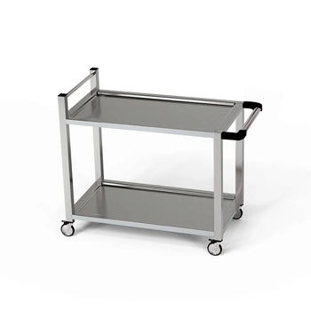 Nerezový 2-policový vozík 110x50x85 cm | FORGAST