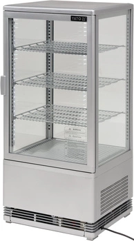 Chladiaca vitrína 78 l strieborná | YATO YG-05057