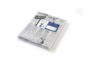 Pergamenový papier s potlačou na čipsy - 500 kusov | HENDI 678121