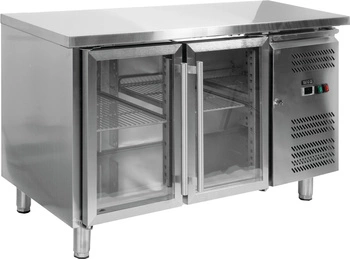 Chladiaci stôl 2-dverový presklený | YATO YG-05252