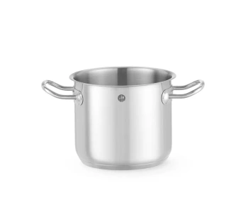 Vysoký hrniec z nehrdzavejúcej ocele bez pokrievky, Kitchen Line, objem 2,8 l, priemer 16 cm | HENDI 837757