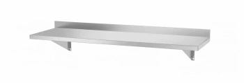 Závesná polica s 2 konzolami, 100x30x25 cm | HENDI 816493