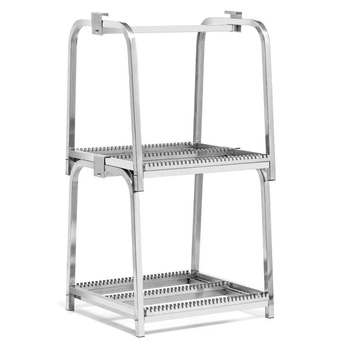 Odkvapkávací stojan pre nádoby a podnosy GN 1/1 60x55x113 cm | FORGAST FG15129