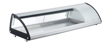 Chladiaca vitrína na sushi, 63 l, LED, 3-7°C, 130.7x45x33 cm | HENDI 233757