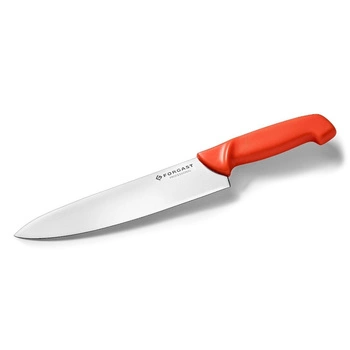 Kuchynský nôž HACCP červený 22 cm dlhý FORGAST FG01811