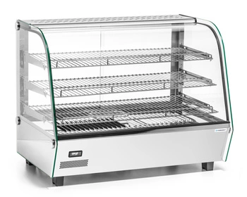 Vitrína výstavná ohrievacia presklená 160 l, 1.5 kW | FORGAST FG09656