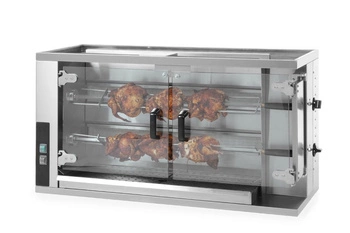 Plynový gril na kurčatá, kapacita 10 kusov, 9.4 kW | HENDI 226063