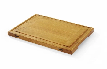 Dubová servírovacia doska, 37x27 cm | HENDI 505465