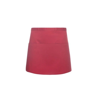 Zástera Basic 60 x 35 cm, s vreckami červená | KARLOWSKY BVS 3-8-Stck