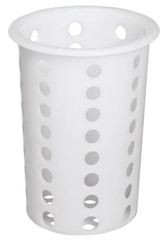 Košík na príbory, polyetylén, biely, 9.5x13.5 | APS 11998